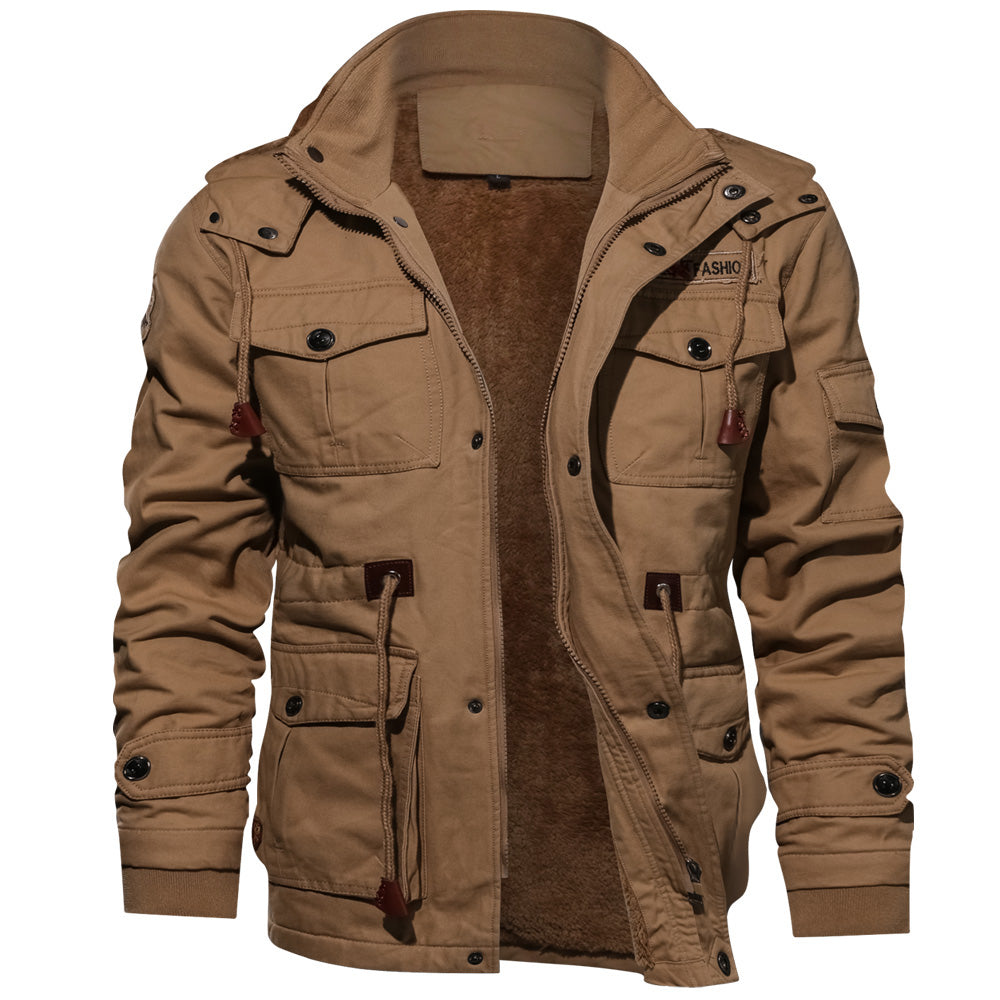 Dalton - Men's Hooded Military Jacket