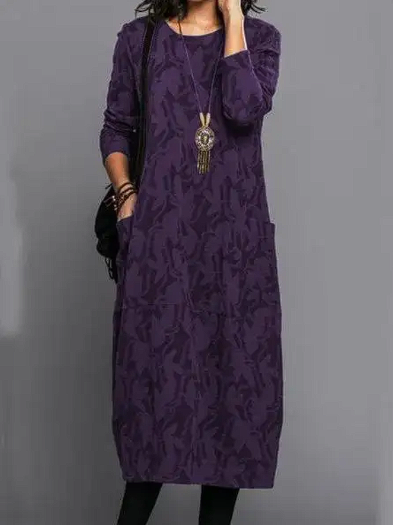 Daphne - Women's Long Sleeve Knit Dress