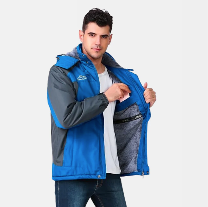 Darius - Men's Waterproof Hooded Jacket