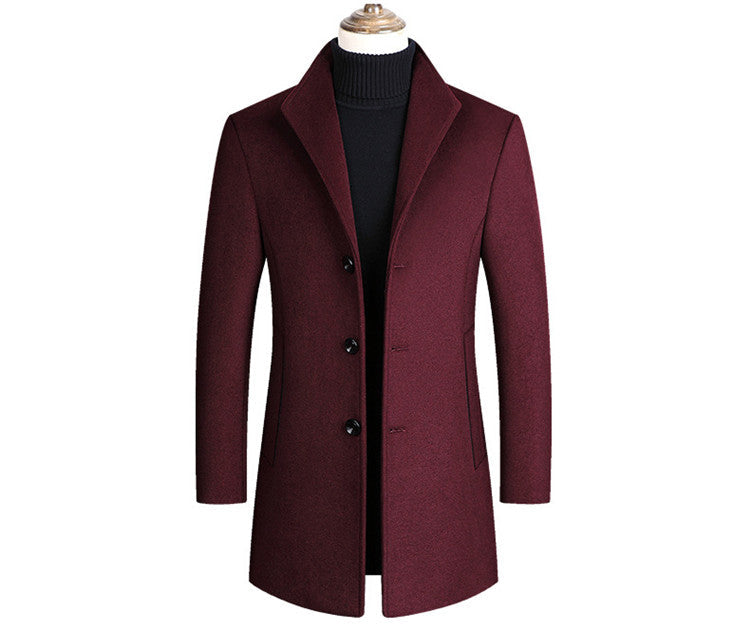 Ellis - Men's Long Overcoat
