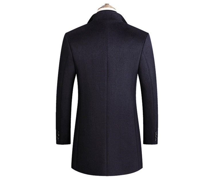 Ellis - Men's Long Overcoat