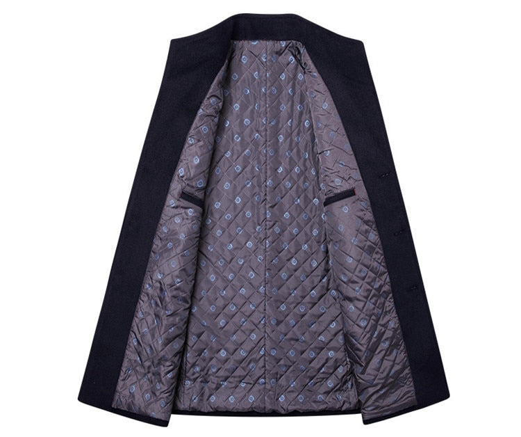 Ellis - Men's Long Overcoat
