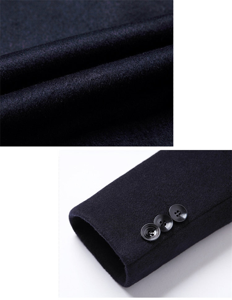 Ellis - Men's Long Overcoat
