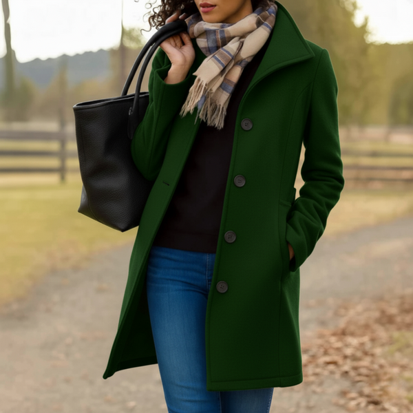 Evangeline - Women's Belted Winter Coat