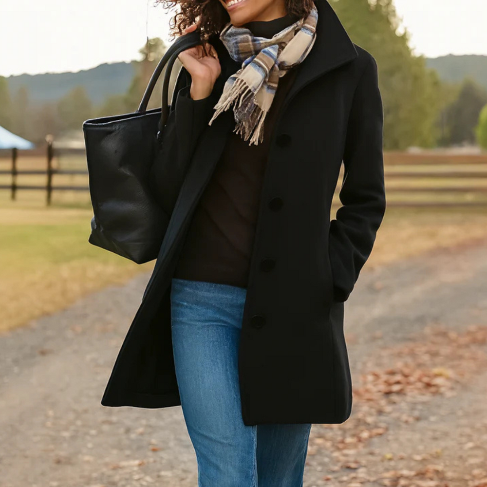 Evangeline - Women's Belted Winter Coat
