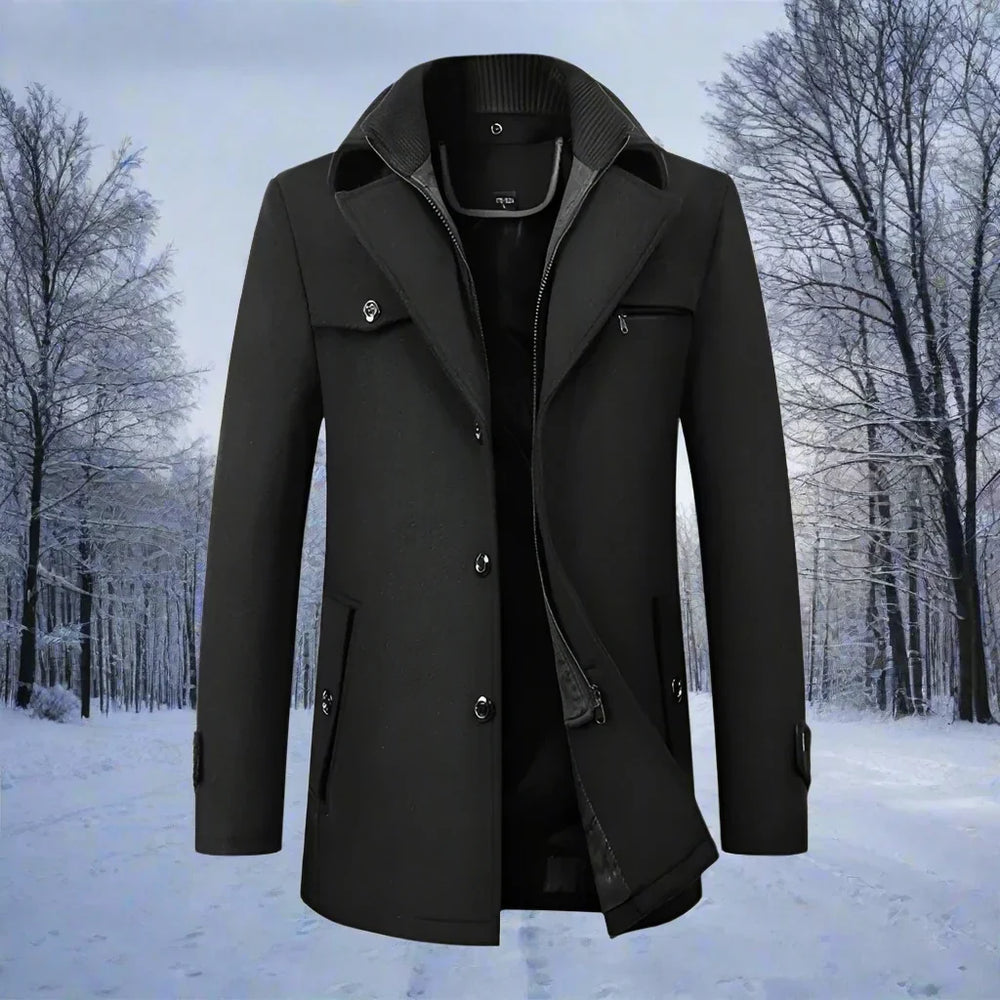 Everett - Men's Long Winter Overcoat
