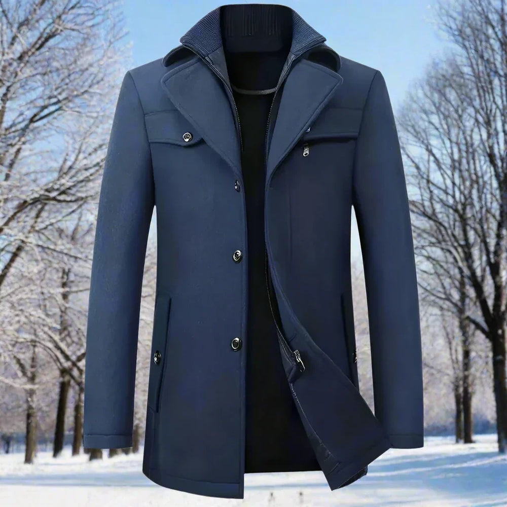 Everett - Men's Long Winter Overcoat
