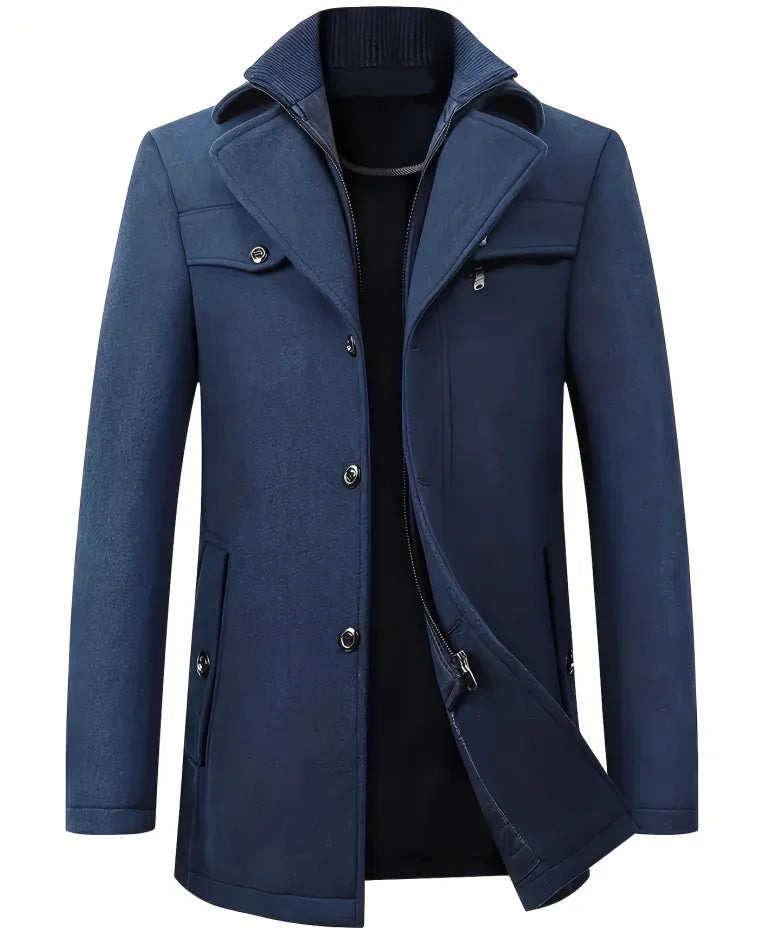 Everett - Men's Long Winter Overcoat