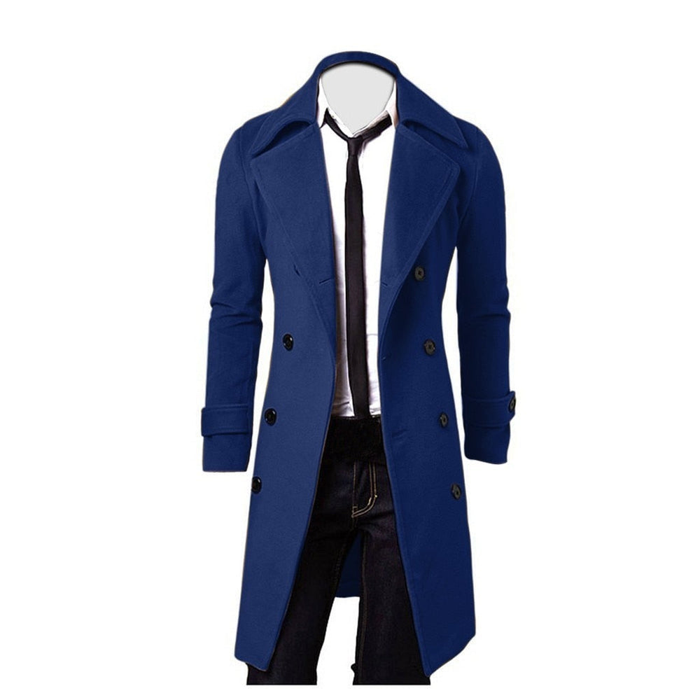 Ezra - Men's Double Breasted Trench Coat