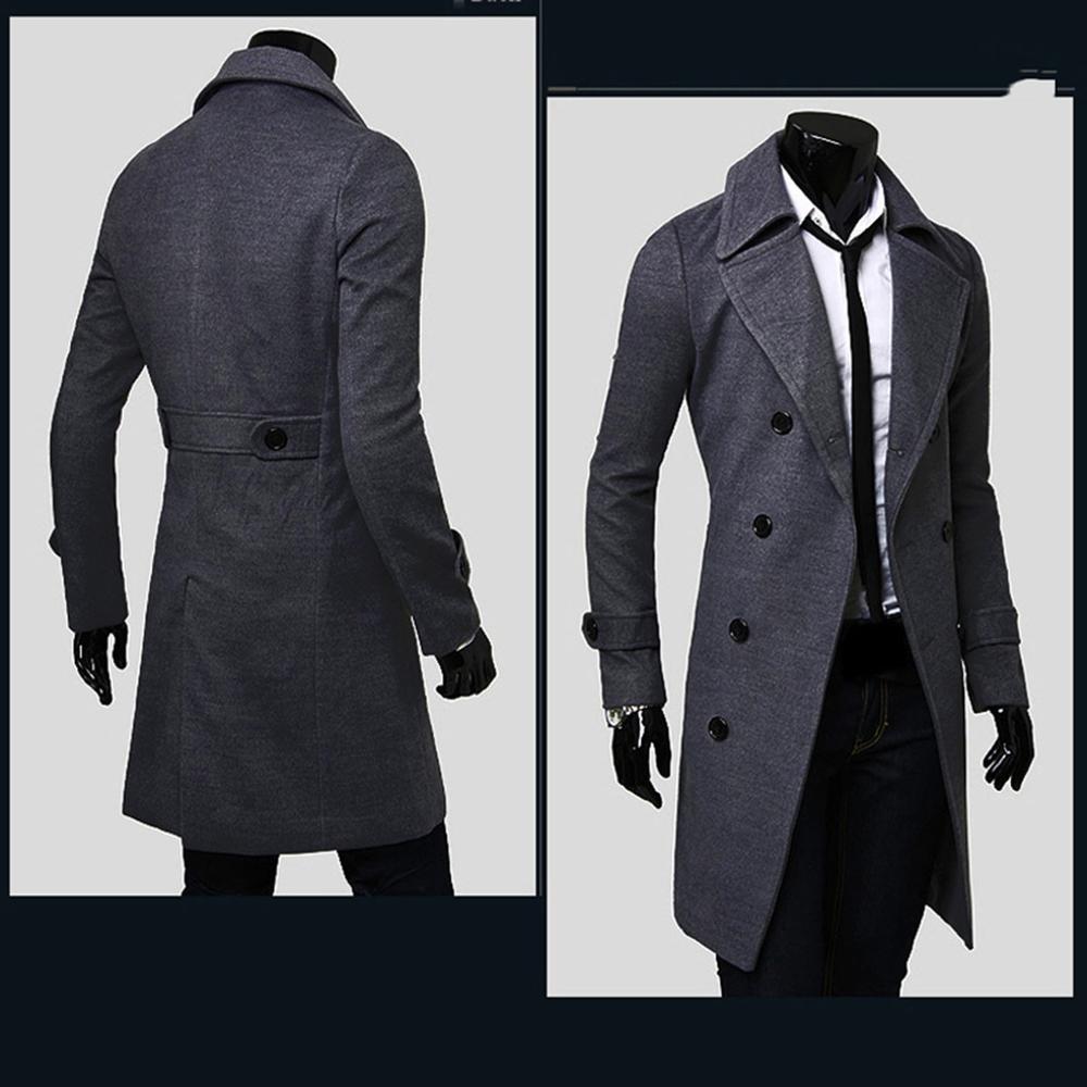 Ezra - Men's Double Breasted Trench Coat