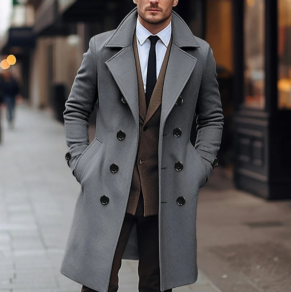 Fabien - Men's Double Breasted Overcoat