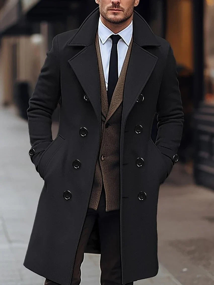 Fabien - Men's Double Breasted Overcoat