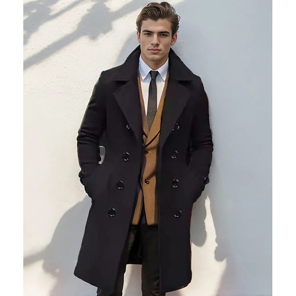 Fabien - Men's Double Breasted Overcoat