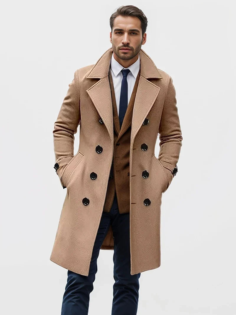 Fabien - Men's Double Breasted Overcoat