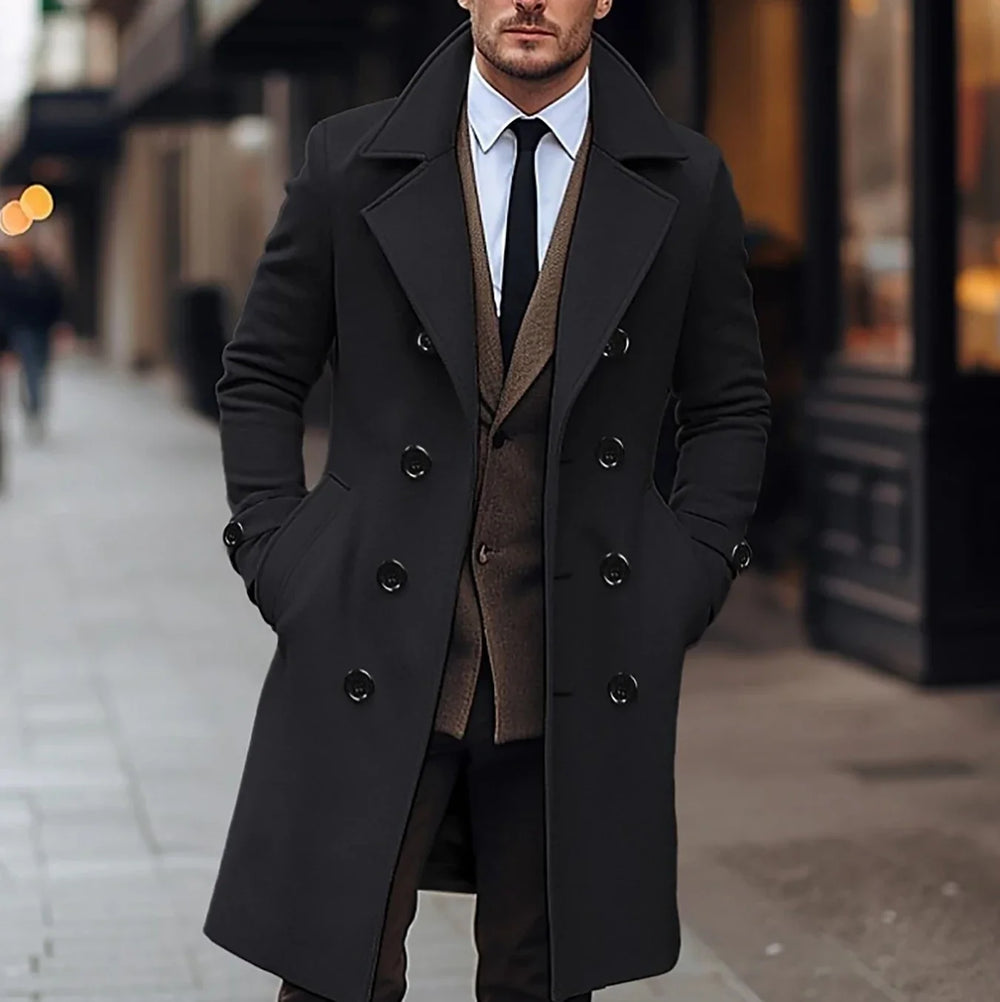 Fabien - Men's Double Breasted Overcoat