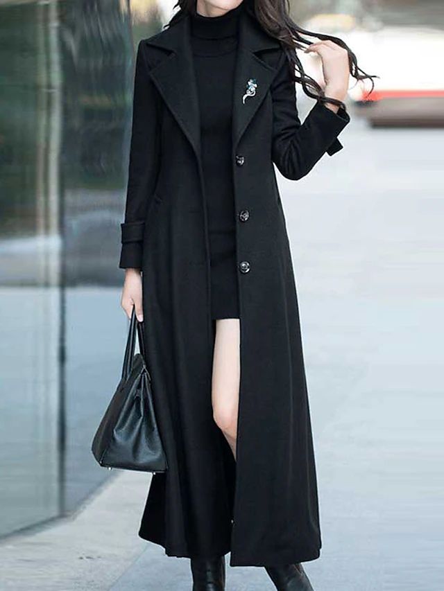 Farrah - Women's Long Belted Coat