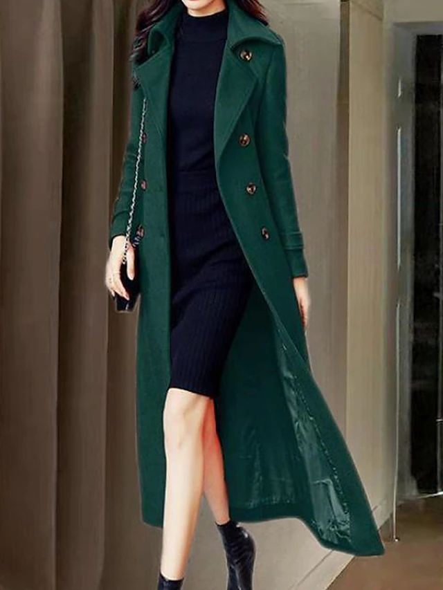 Farrah - Women's Long Belted Coat