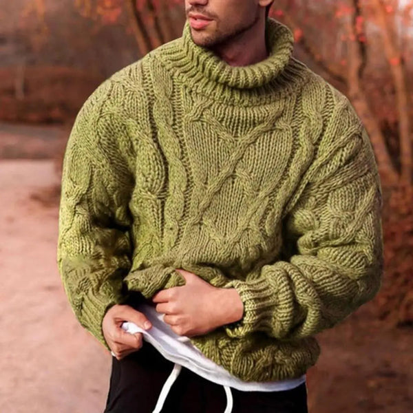 Finlay - Men's Cable Knit Turtleneck Sweater
