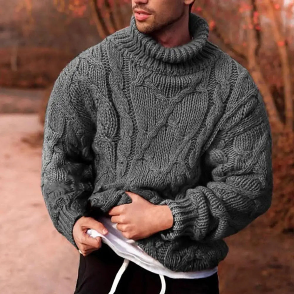 Finlay - Men's Cable Knit Turtleneck Sweater