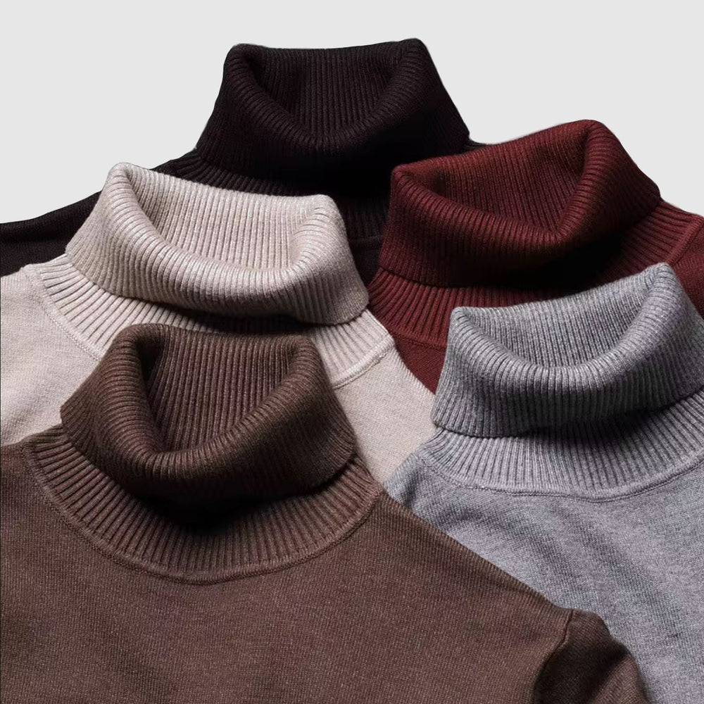 Fletcher - Men's Knit Turtleneck Sweater