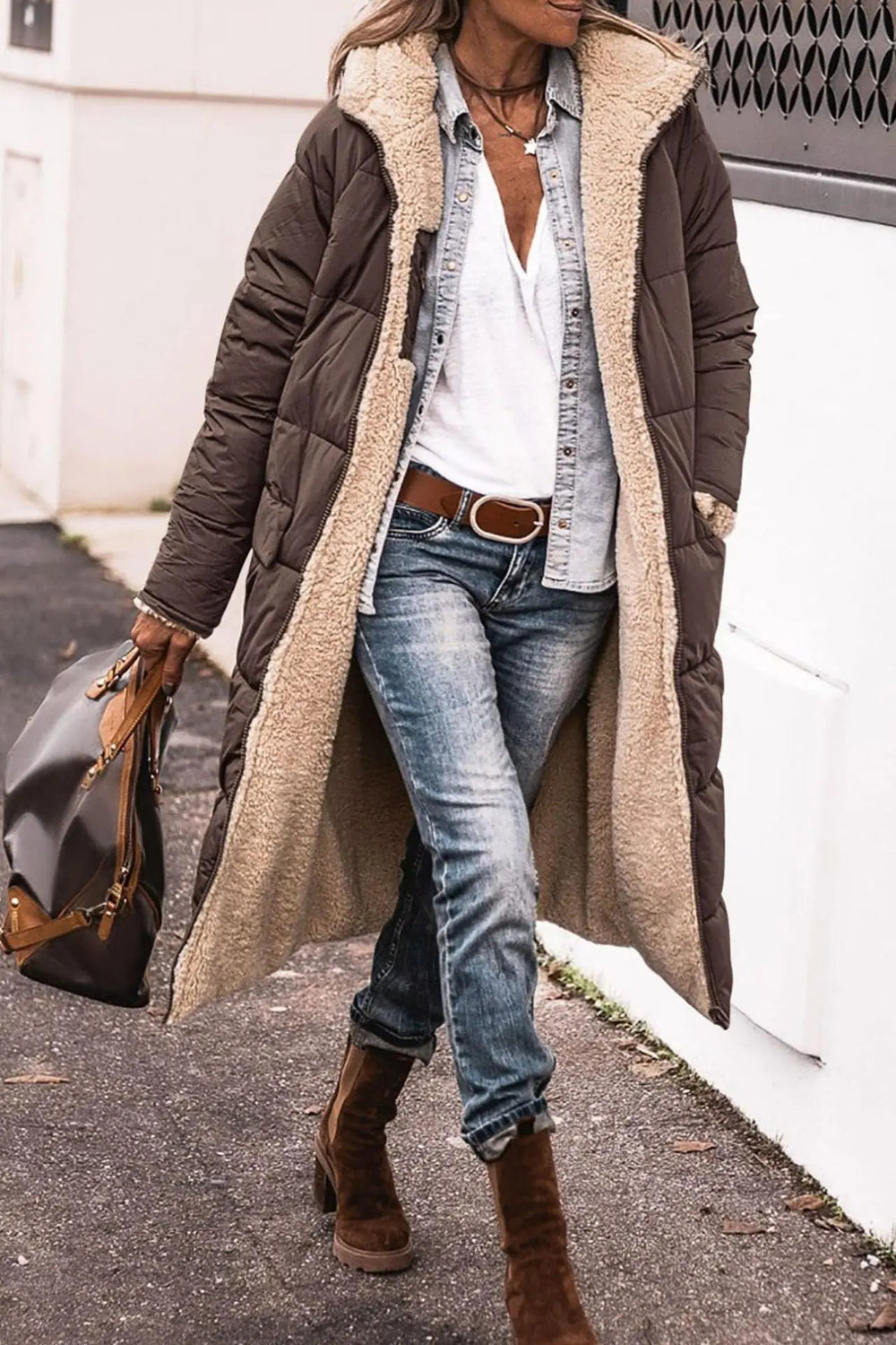 Fleur - Women's Long Puffer Jacket