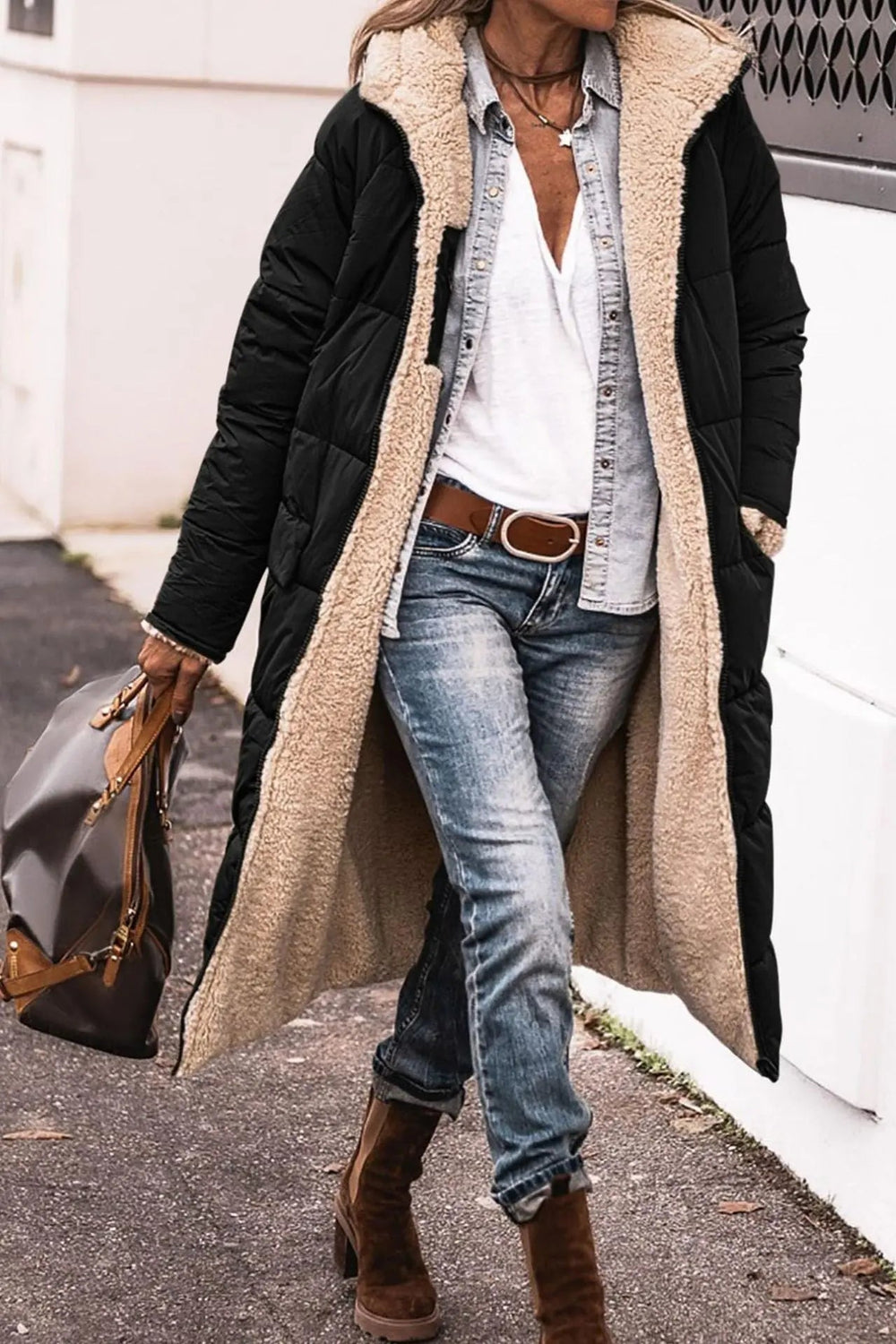 Fleur - Women's Long Puffer Jacket