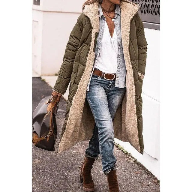 Fleur - Women's Long Puffer Jacket