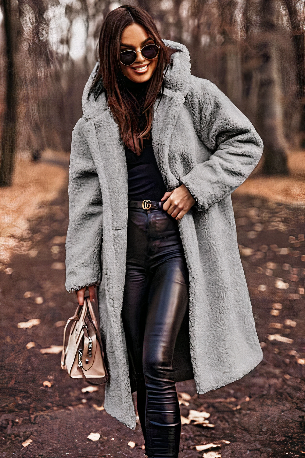 Florence - Women's Hooded Teddy Coat