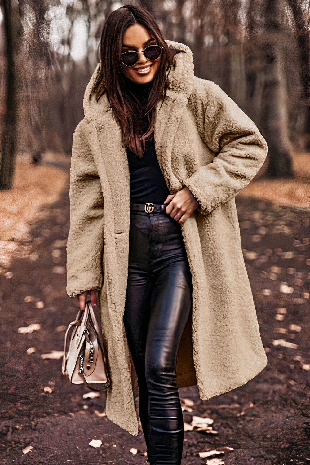 Florence - Women's Hooded Teddy Coat