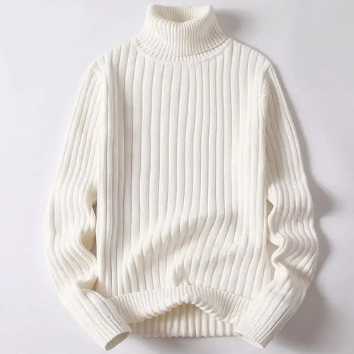 Florian - Men's Ribbed Turtleneck Sweater