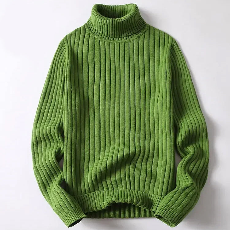 Florian - Men's Ribbed Turtleneck Sweater