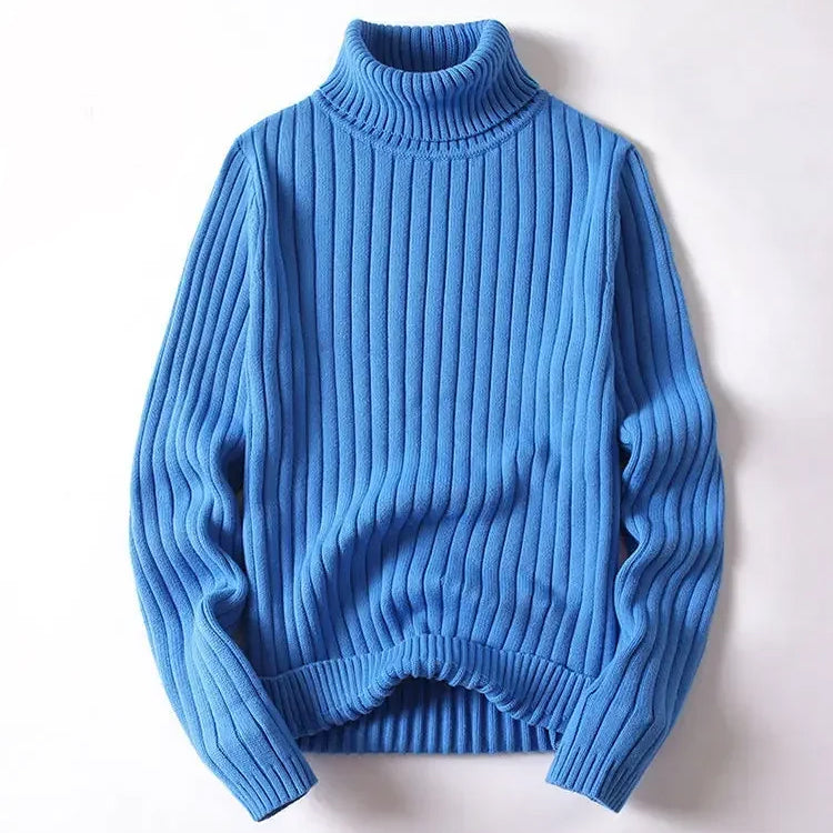 Florian - Men's Ribbed Turtleneck Sweater