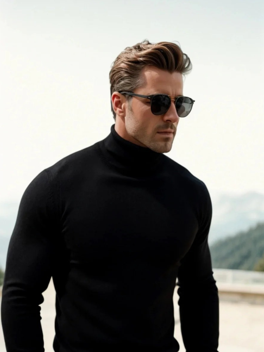 Franklin - Men's Slim Fit Turtleneck Sweater