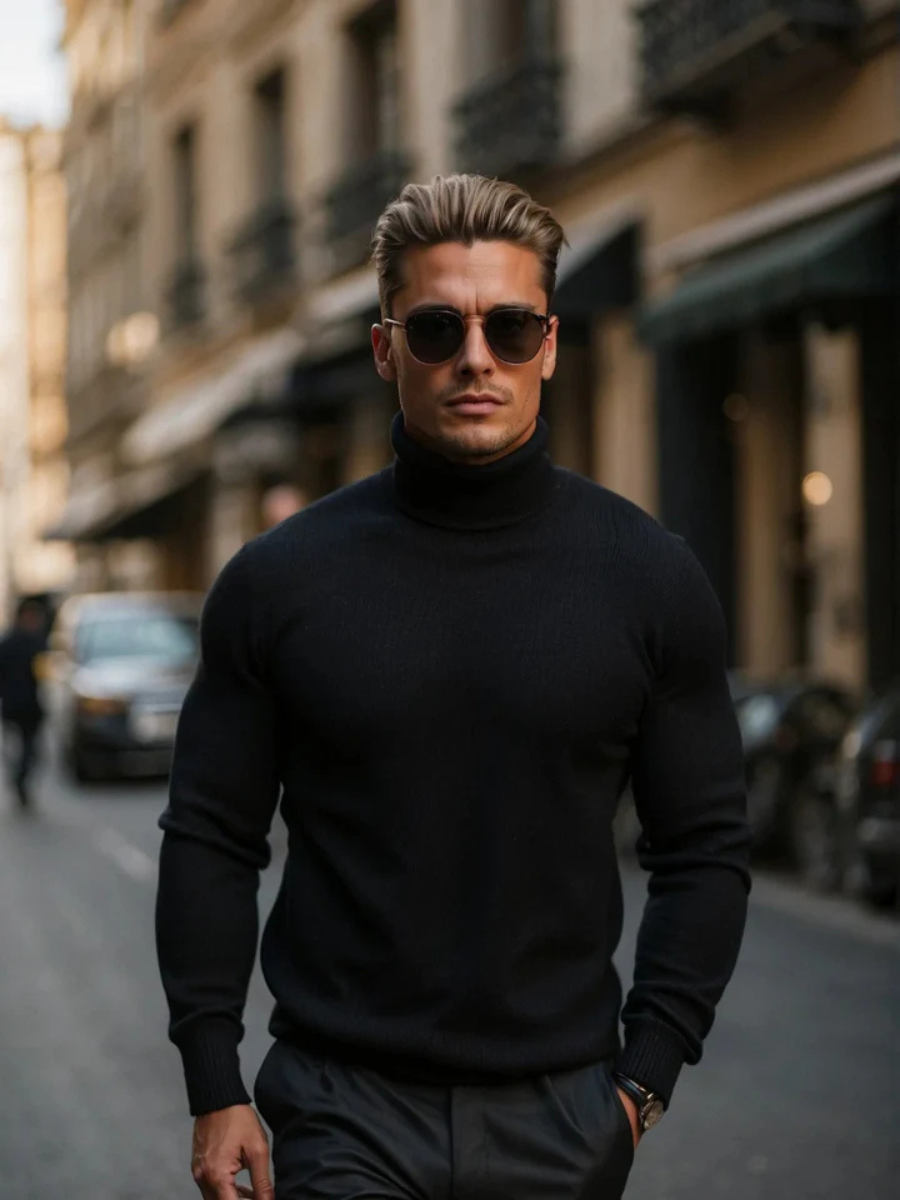 Franklin - Men's Slim Fit Turtleneck Sweater