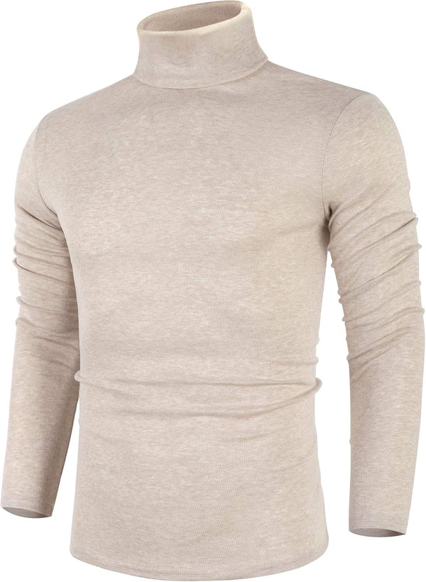 Gareth - Men's Mock Neck Turtleneck Sweater