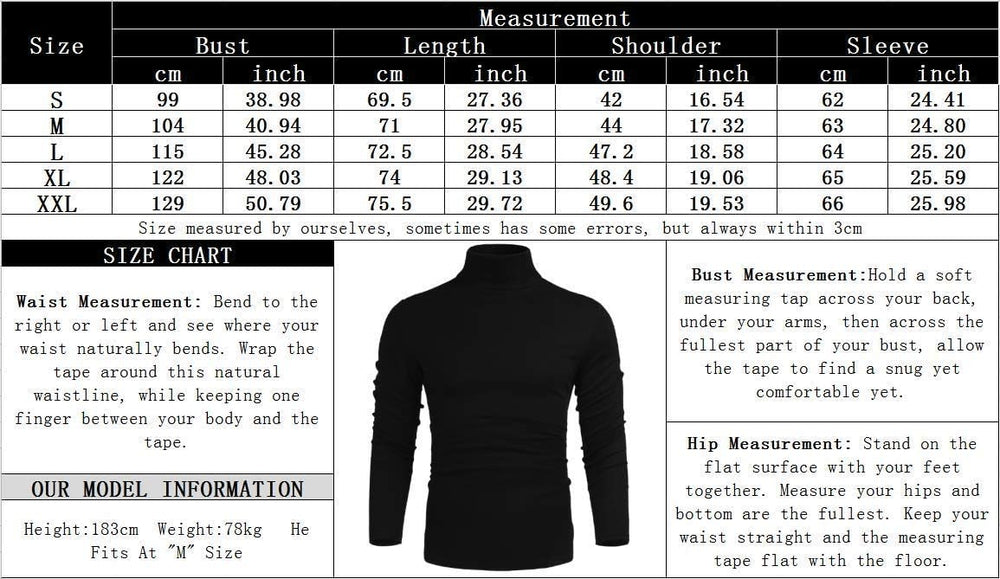 Gareth - Men's Mock Neck Turtleneck Sweater
