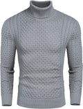 Gideon - Men's Chunky Knit Turtleneck Sweater