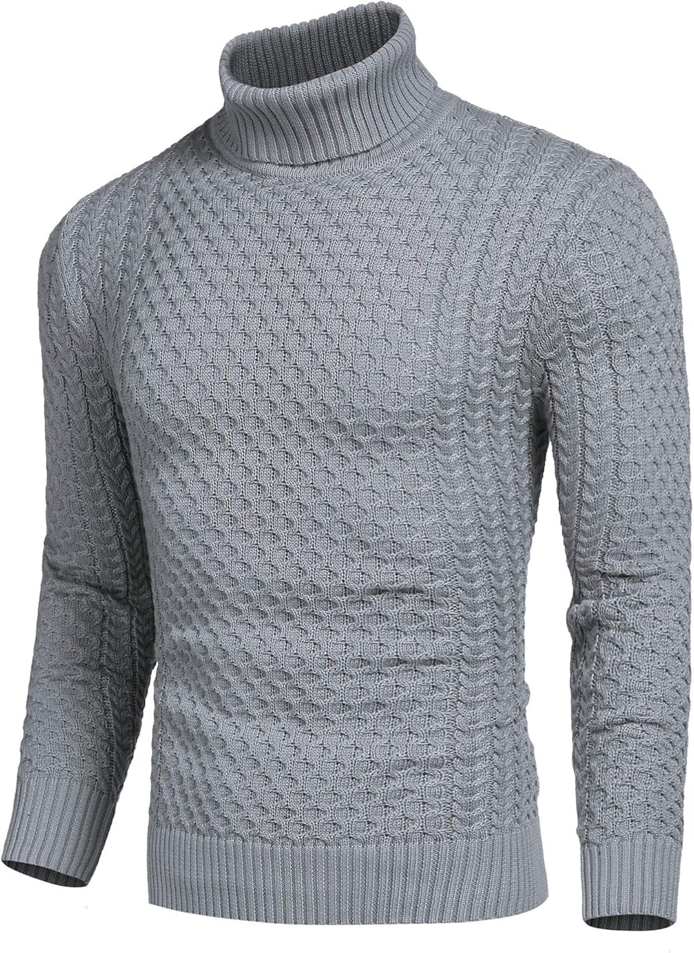 Gideon - Men's Chunky Knit Turtleneck Sweater
