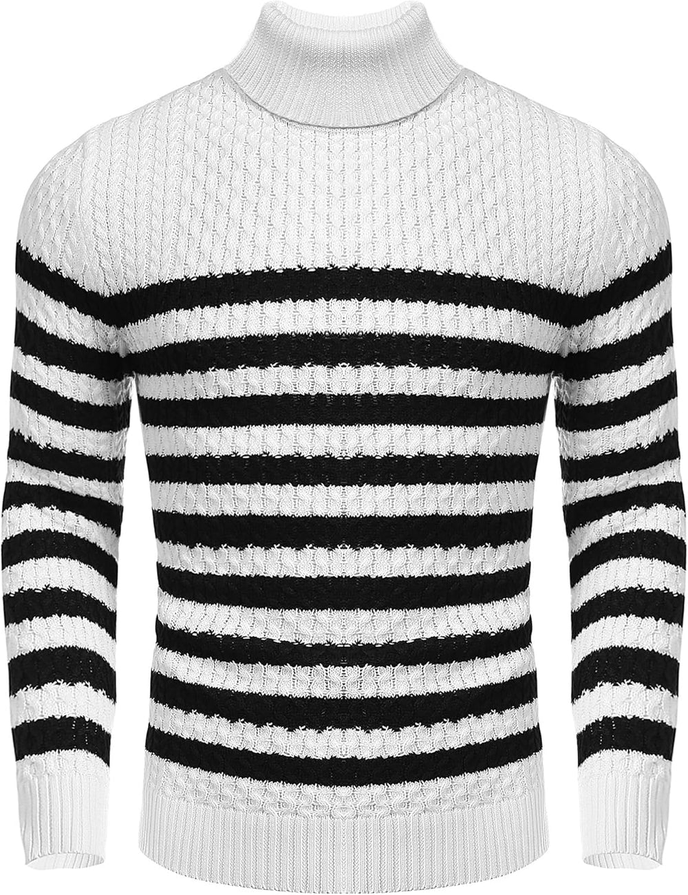 Gideon - Men's Chunky Knit Turtleneck Sweater