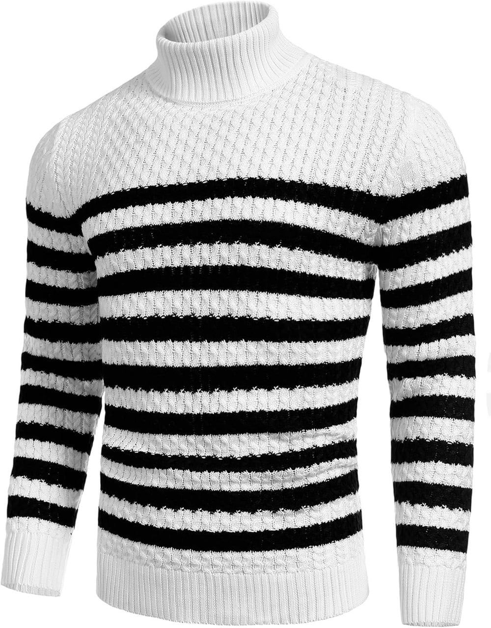 Gideon - Men's Chunky Knit Turtleneck Sweater