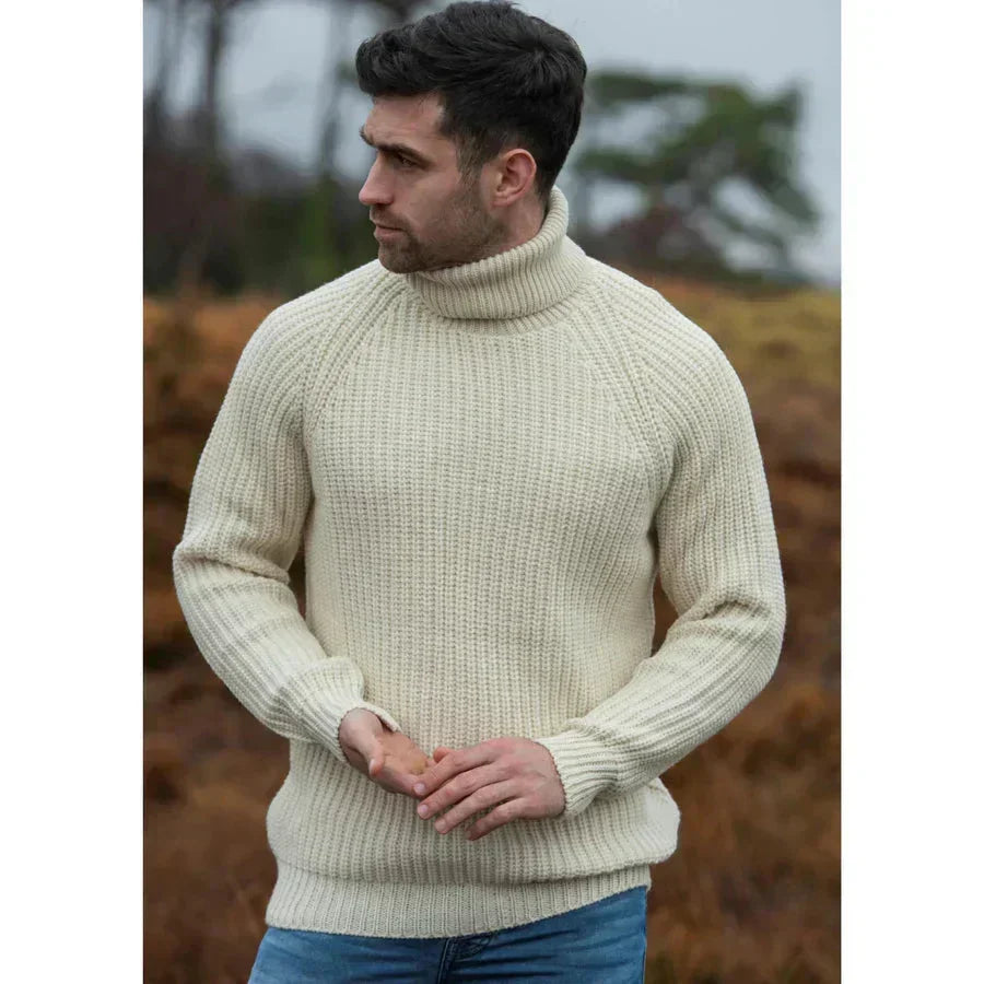 Godfrey - Men's Ribbed Knit Turtleneck Sweater