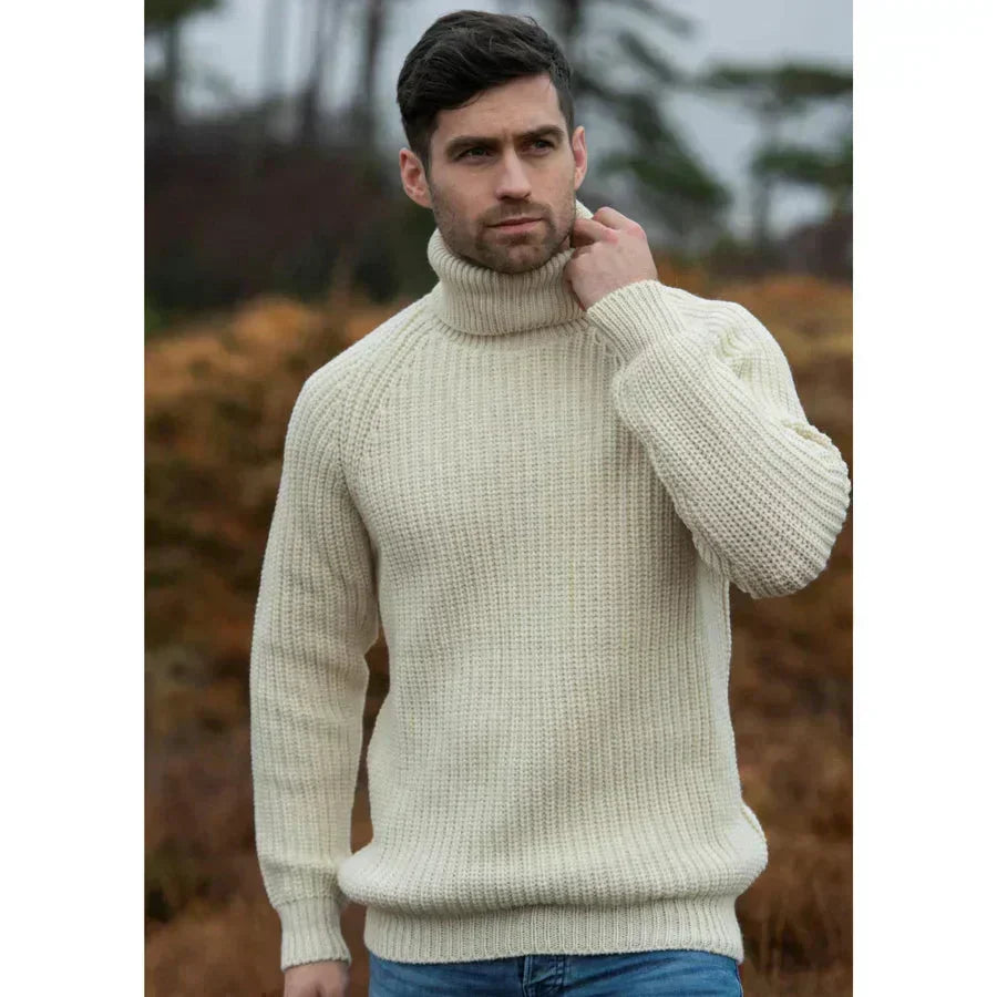 Godfrey - Men's Ribbed Knit Turtleneck Sweater