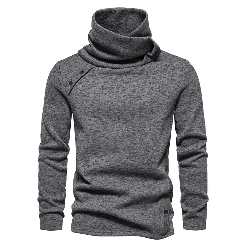 Gregor - Men's Mock Neck Knit Sweater