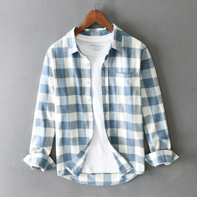 Harlan - Men's Plaid Flannel Shirt