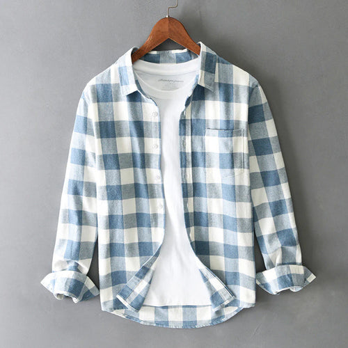 Harlan - Men's Plaid Flannel Shirt
