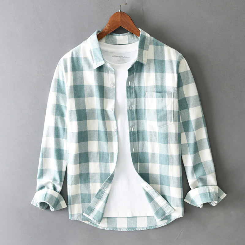 Harlan - Men's Plaid Flannel Shirt