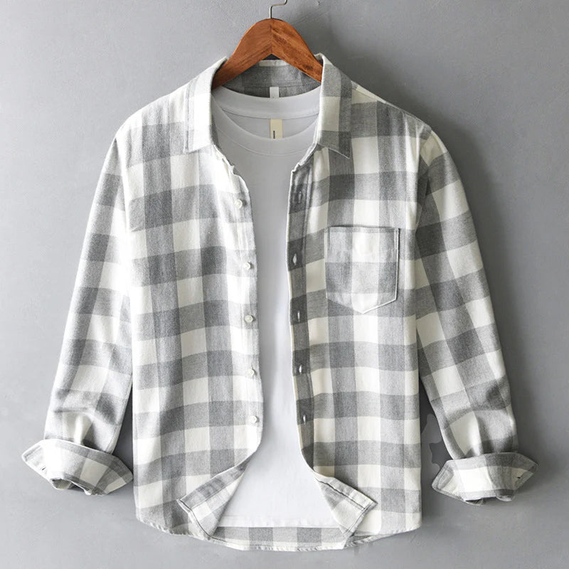 Harlan - Men's Plaid Flannel Shirt