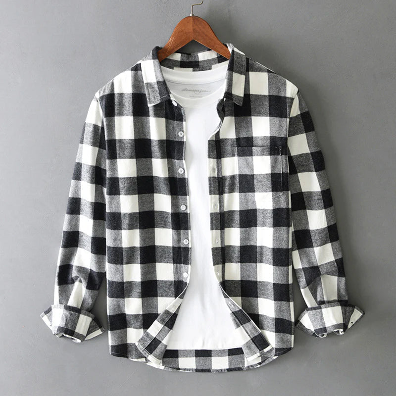 Harlan - Men's Plaid Flannel Shirt