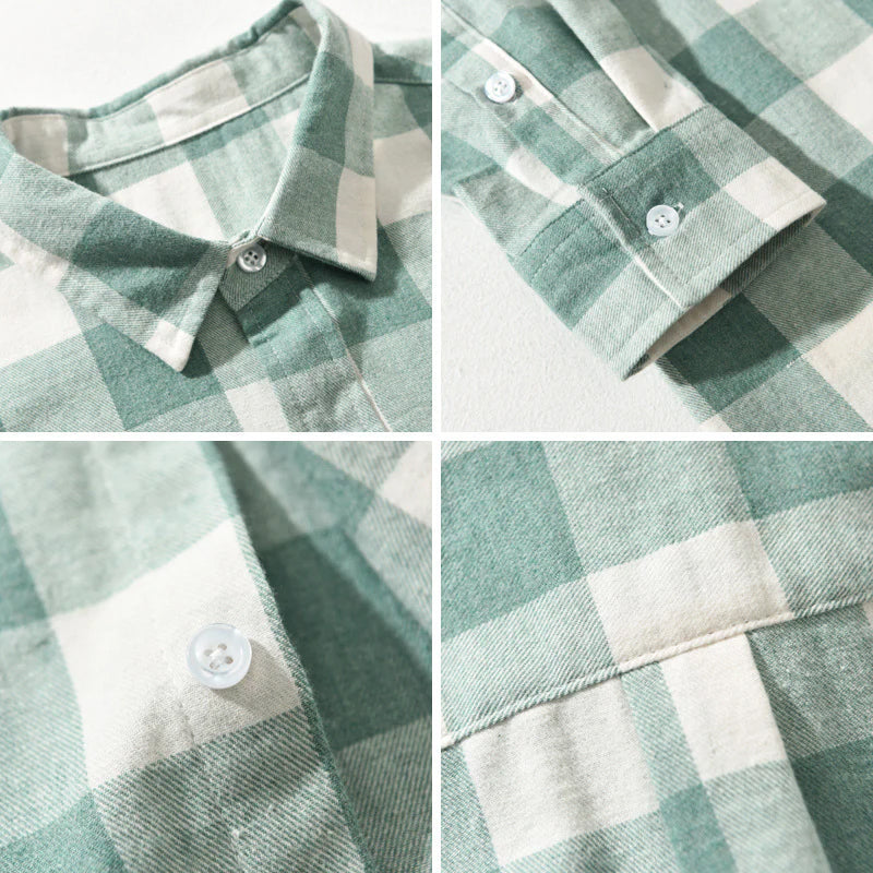 Harlan - Men's Plaid Flannel Shirt