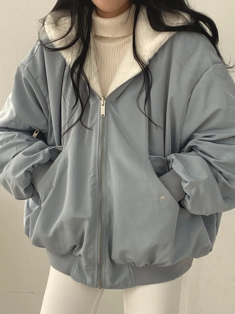 Harriet - Women's Sherpa Lined Denim Jacket